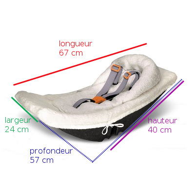 Coussin protège-cou enfant dans remorque et siège vélo